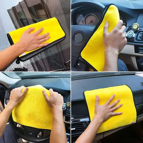3/5/10Pcs Car Wash Microfiber Towel 30*30CM Car Cleaning Drying Cloth  Care Cloth Car Wash Towel  Kitchen Towel
